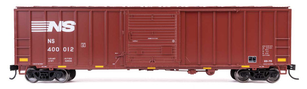 PRE-ORDER: Walthers Mainline 910-3825 - ACF 50' Exterior-Post Boxcar Norfolk Southern (NS) 400035 - HO Scale