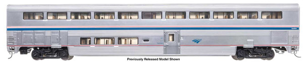 PRE-ORDER: Walthers Proto 920-12066 - 85' Bombardier Superliner II Coach (Lighted) Amtrak (AMTK) 34129 (Phase VI) - HO Scale