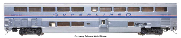 PRE-ORDER: Walthers Proto 920-12072 - 85' Bombardier Superliner II Sleeper (Lighted) Amtrak (AMTK) 32070 Alabama (Phase IV) - HO Scale