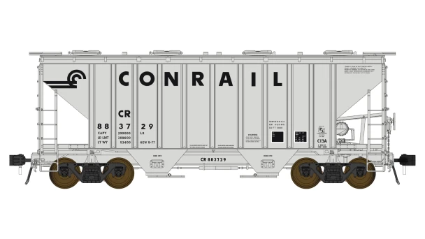 Class One Model Works FC01011 - PS 3000CD Two-Bay Hopper Car Conrail (CR) 883941 - HO Scale
