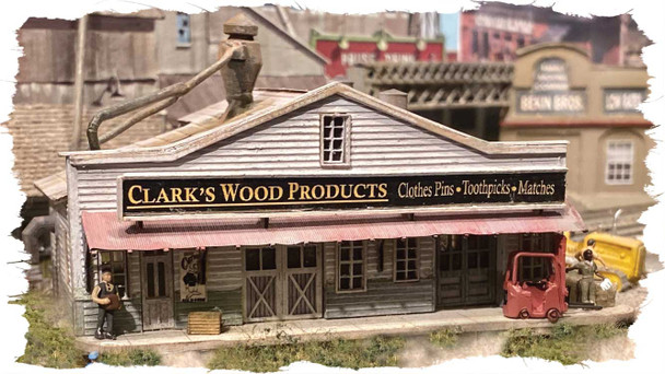 Bar Mills 0331 - Clark's Wood Products  - N Scale Kit