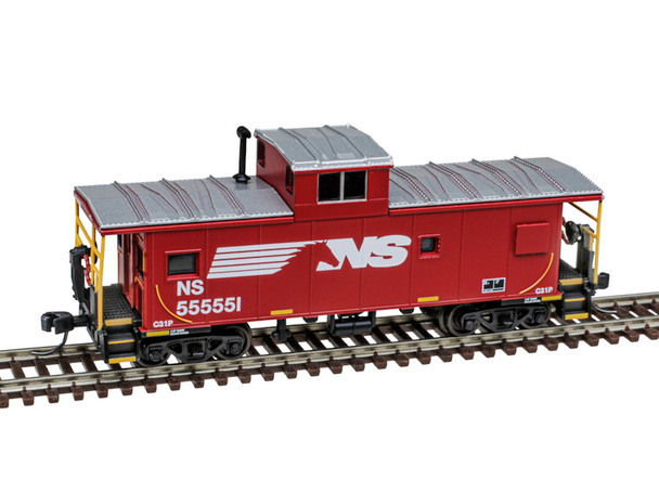 Atlas Master 50007314 - Standard Vision Caboose Norfolk Southern (Red/White) 555551 - N Scale