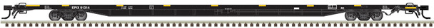 Atlas Master 50007236 - 89' 4" Flat Car (for container loading) Environmental Protection & Improvement Company (EPIX) (Black) 91309 - N Scale