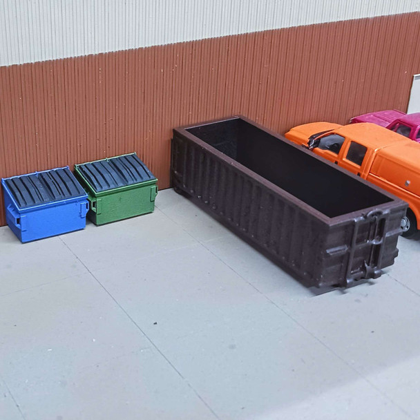 Jackson Railcar H82066 - Dumpster Set  - HO Scale Kit