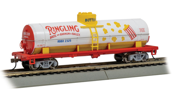Bachmann 16618 - 40' Single-Dome Tank Car Ringling Bros and Barnum & Bailey (RBBX) 2325 - HO Scale