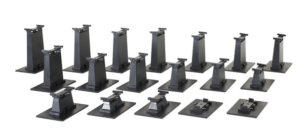 Bachmann 44595 - 18-Piece Graduated Pier Set  - HO Scale
