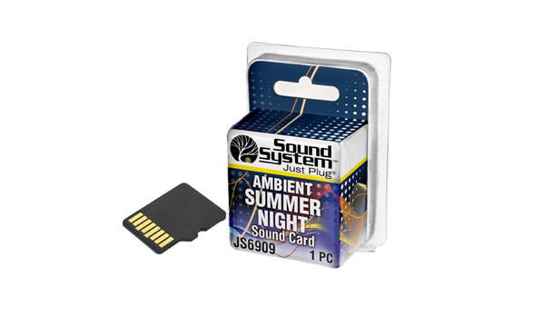 Woodland Scenics JS6909 - Just Plug® Sound Card Ambient Summer Night
