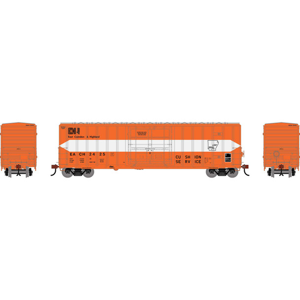 Athearn 2778 - 50' FMC 5327 12' Plug Door Box Car East Camden and Highland Railroad (EACH) 2425 - HO Scale