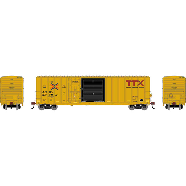 Athearn 2136 - 50' FMC 5277 Combo Door Box Car TTX (ABOX) 52463 Legendary Liveries - HO Scale