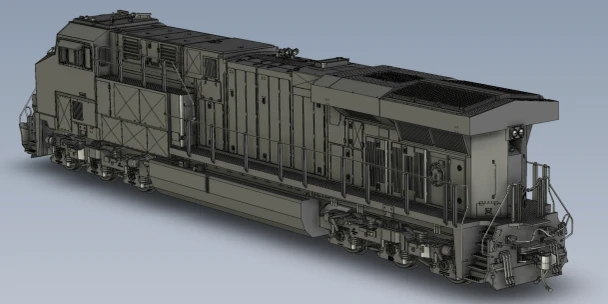 PRE-ORDER: Broadway Limited 10829 - Diecast GE ES44AC  (Paragon4 Sound/DC/DCC/Smoke) Union Pacific (UP) 8200 - HO Scale