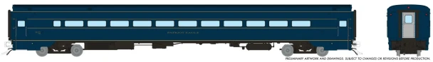 PRE-ORDER: Rapido 1084055 - Comet I Car CSX (CSXT) Safety Train: MCVX #794 "Patriot Eagle" - HO Scale