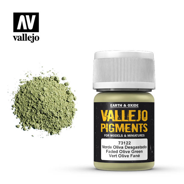 Vallejo Pigments - 73-122 Faded Olive Green