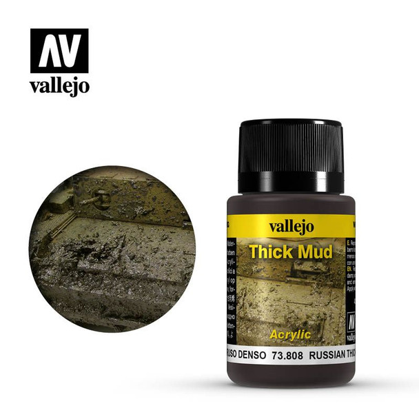 Vallejo 73808 - Weathering Effects Russian Mud 40mL -