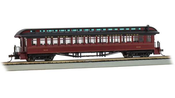 Bachmann 12803 - 1900s Era 68' Passenger Car New York Central & Hudson River (NYC&HR) 610 - HO Scale
