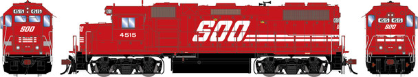 PRE-ORDER: Athearn Genesis 3437 - EMD GP38-2 (DCC and Sound) Soo Line (SOO) 4515 - HO Scale