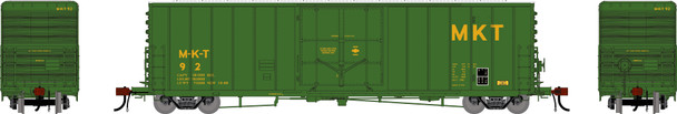PRE-ORDER: Athearn Genesis 3466 - 50' PC&F Box Car w/10'6" Plug Door Missouri-Kansas-Texas (MKT) 92 'Whitman Green' Legendary Liveries - HO Scale
