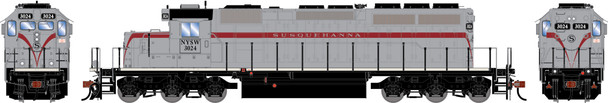 PRE-ORDER: Athearn 3728 - EMD SD40-2 (DC Silent) New York, Susquehanna and Western (NYSW) 3024 'Susquehanna Heritage' - HO Scale