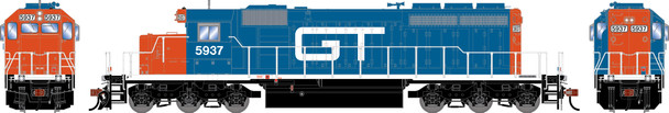 PRE-ORDER: Athearn 3748 - EMD SD40-2 (DC Silent) Grand Trunk Western (GTW) 5937 'Ex-MP' - HO Scale