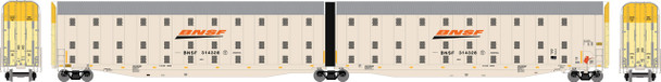 PRE-ORDER: Athearn 3807 - Auto-Max Articulated Auto Carrier BNSF 314328 - HO Scale