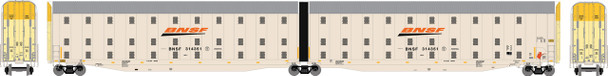 PRE-ORDER: Athearn 3808 - Auto-Max Articulated Auto Carrier BNSF 314351 - HO Scale