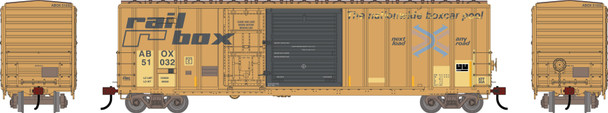 PRE-ORDER: Athearn 3853 - 50' FMC 5277 Combo Door Box Car TTX (ABOX) 51032 Primed For Grime 'Early' - HO Scale