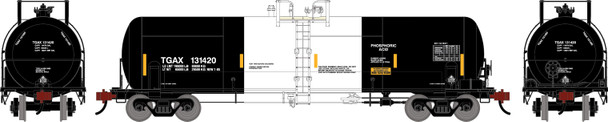PRE-ORDER: Athearn 3918 - RTC 20,900 Gallon Acid Tank Car PCS Phosphate (TGAX) 131420 - HO Scale