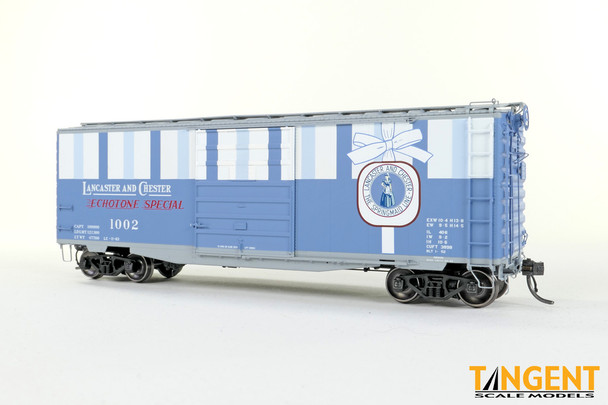 Tangent Scale Models 26016-01 - Echotone Special 1963+ 40′ PS-1 9' Door Boxcar Lancaster & Chester (L&C) 1002 - HO Scale