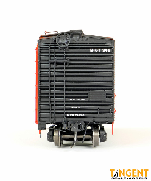 Tangent Scale Models 26025-01 - Delivery 7-1961 40′ PS-1 9' Door Boxcar Missouri-Kansas-Texas (MKT) 940 - HO Scale