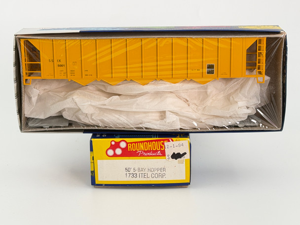 Pre-Owned: Roundhouse 50’5-Bay hopper kit ITEL Corp SSIX 5001 - HO Scale