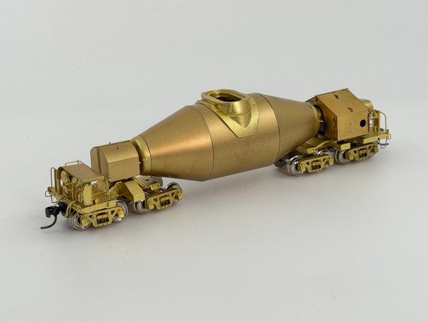 Pre-Owned: Oriental Models? Brass 200 ton Hot Metal car, 8 axle Undec  - HO Scale