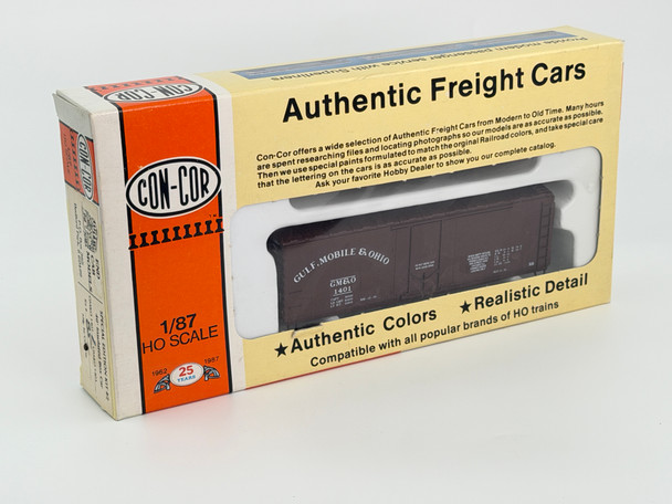 Pre-Owned: Con Cor 40' Insulated Box Car kit Gulf Mobile and Ohio 1401 - HO Scale