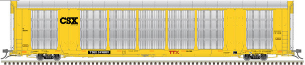 Atlas Master 20007917 - Gunderson® Multi-Max™ Auto Rack CSX* (Yellow/Black) TTGX 699885 - HO Scale
