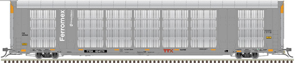 Atlas Master 20007918 - Gunderson® Multi-Max™ Auto Rack Ferromex (Gray/Red) TTGX 824779 - HO Scale