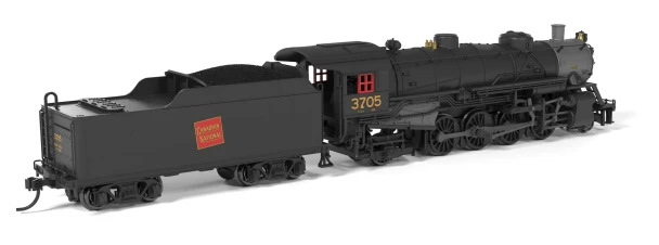 Broadway Limited 10073 - USRA Light Mikado (DC Silent) Canadian National (CN) 3728 - N Scale