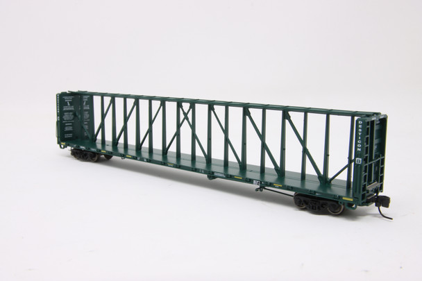 Jackson Railcar N601035 - 73' Centerbeam Flatcar Northwestern Oklahoma Railroad (NOKL) 733874 - N Scale