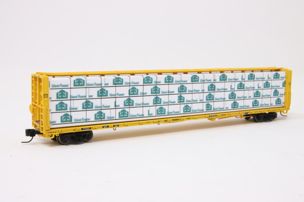 Jackson Railcar N601037 - 73' Centerbeam Flatcar TTX (TTZX) 857195 - N Scale