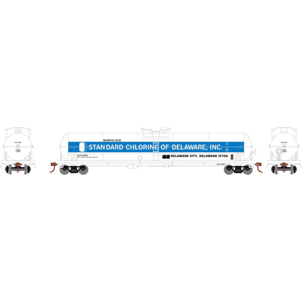 Athearn 2211 - 62' Tank Car General American (GATX) 85088 - HO Scale