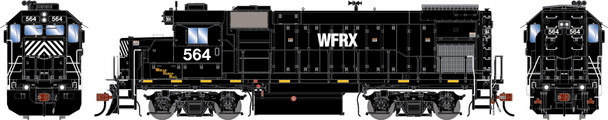 Athearn Genesis 1908 - EMD GP15-1 (DCC and Sound) Wells Fargo Rail (WFRX) 564 - HO Scale