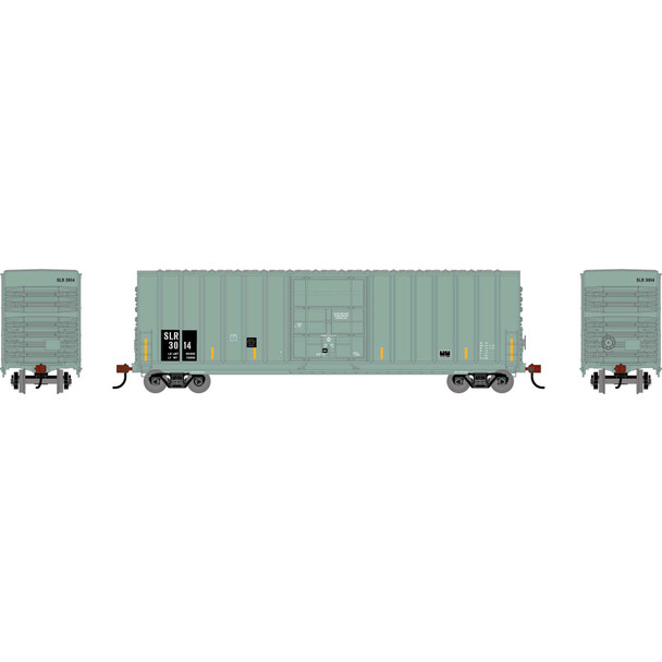 Athearn Roundhouse 2083 - 50' Exterior Post High Cube Plug Door Box Car St. Lawrence and Atlantic Railroad (SLR) (GWRR) 3015 - HO Scale