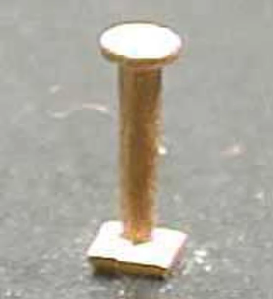 Cal Scale 546 - Diesel Radio Antenna (Unpainted Brass Castings) pkg(2)  Western Pacific Style Firecracker  - HO Scale