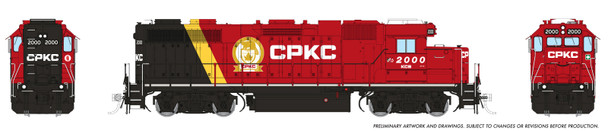 Rapido 38576 - EMD GP38 (DCC and Sound) Canadian Pacific Kansas City (CPKC) 2000 - HO Scale