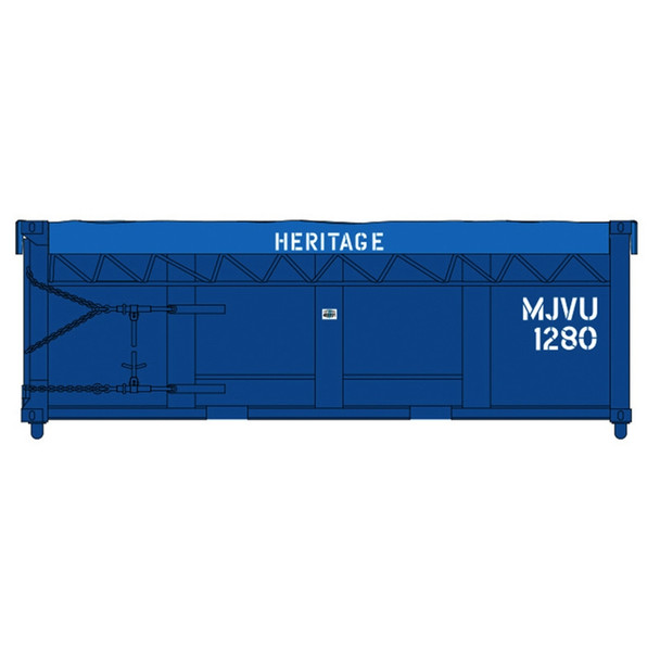 PRE-ORDER: Atlas Master 20008466 - Waste Containers (Sets of 6) Merco Joint Venture (MJVU)  - HO Scale