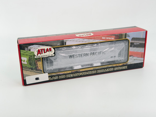 Pre-Owned: Atlas ACF 4650 3 Bay Centerflow Hopper Car - NIB Western Pacific 12011 - HO Scale