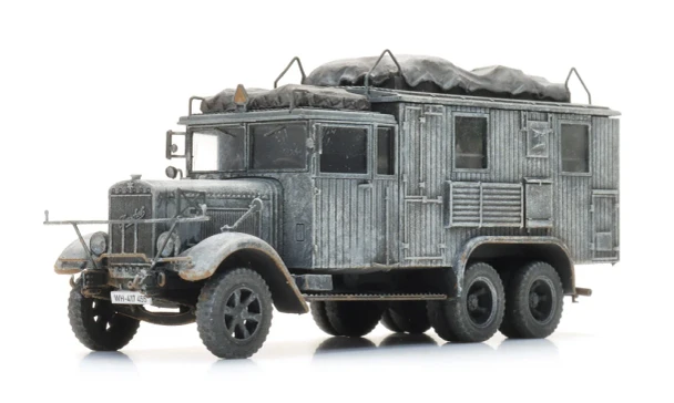 Artitec 6870507 - German WWII Henschel 33 D1 Kfz. 72 radio Winter  - HO Scale