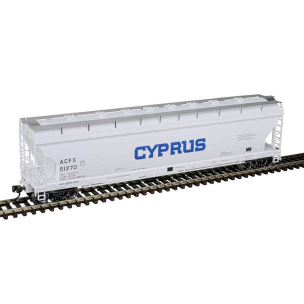 Atlas Master 20007987 - ACF PRESSUREAIDE COVERED HOPPER Cyprus (ACFX) 51233 - HO Scale