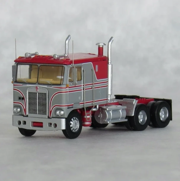 MMRR EXCLUSIVE: East Coast Circuits 41051 - Kenworth K100 VIT Tractor  Salem Gray & Red  - N Scale