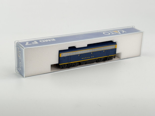 Pre-Owned: Kato F7B w/o S.G., Kadee coupler on one end, Custom Painted Santa Fe No Number - N Scale