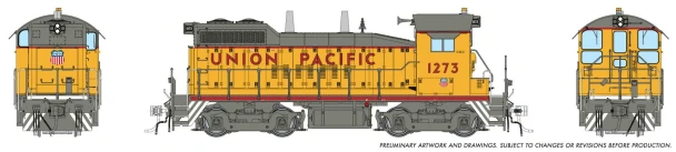 PRE-ORDER: Rapido 1106512 - EMD SW10 (DCC and Sound) Union Pacific (UP) Late w/ Small Cab Herald: #1273 - HO Scale
