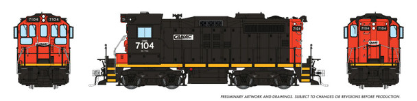 PRE-ORDER: Rapido 1108011 - CN SW1200RSm 'SWEEP' (DC Silent) CANAC 7104 - HO Scale