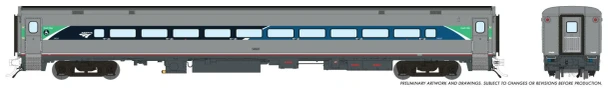 PRE-ORDER: Rapido 1084057 - Horizon ADA Coach Amtrak (AMTK) Phase VII: #54507 - HO Scale